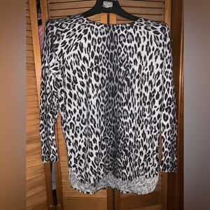 INC leopard top.